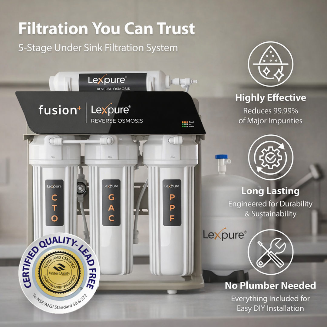 Lexpure® 5 Stage Under Sink Reverse Osmosis System