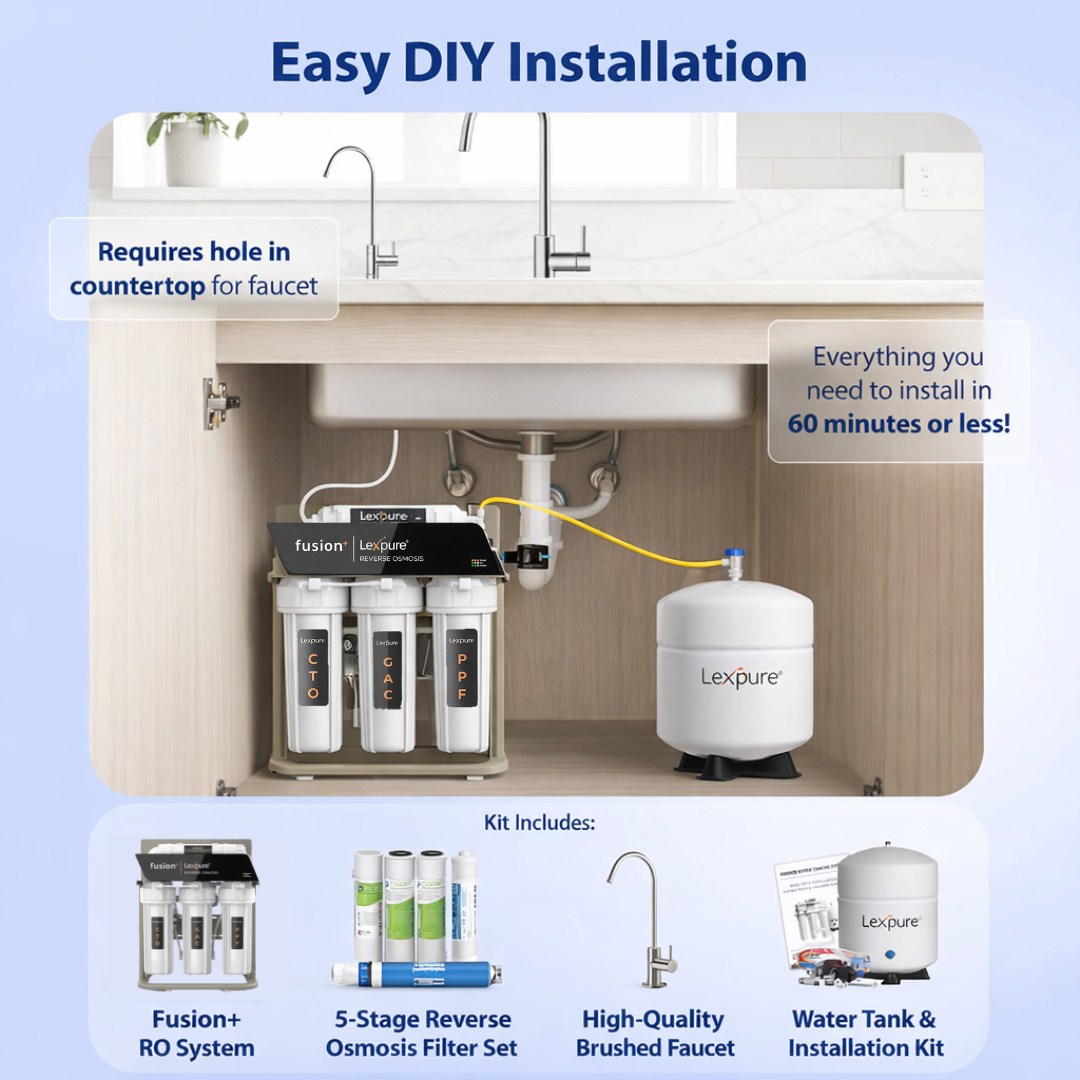 Lexpure® 5 Stage Under Sink Reverse Osmosis System