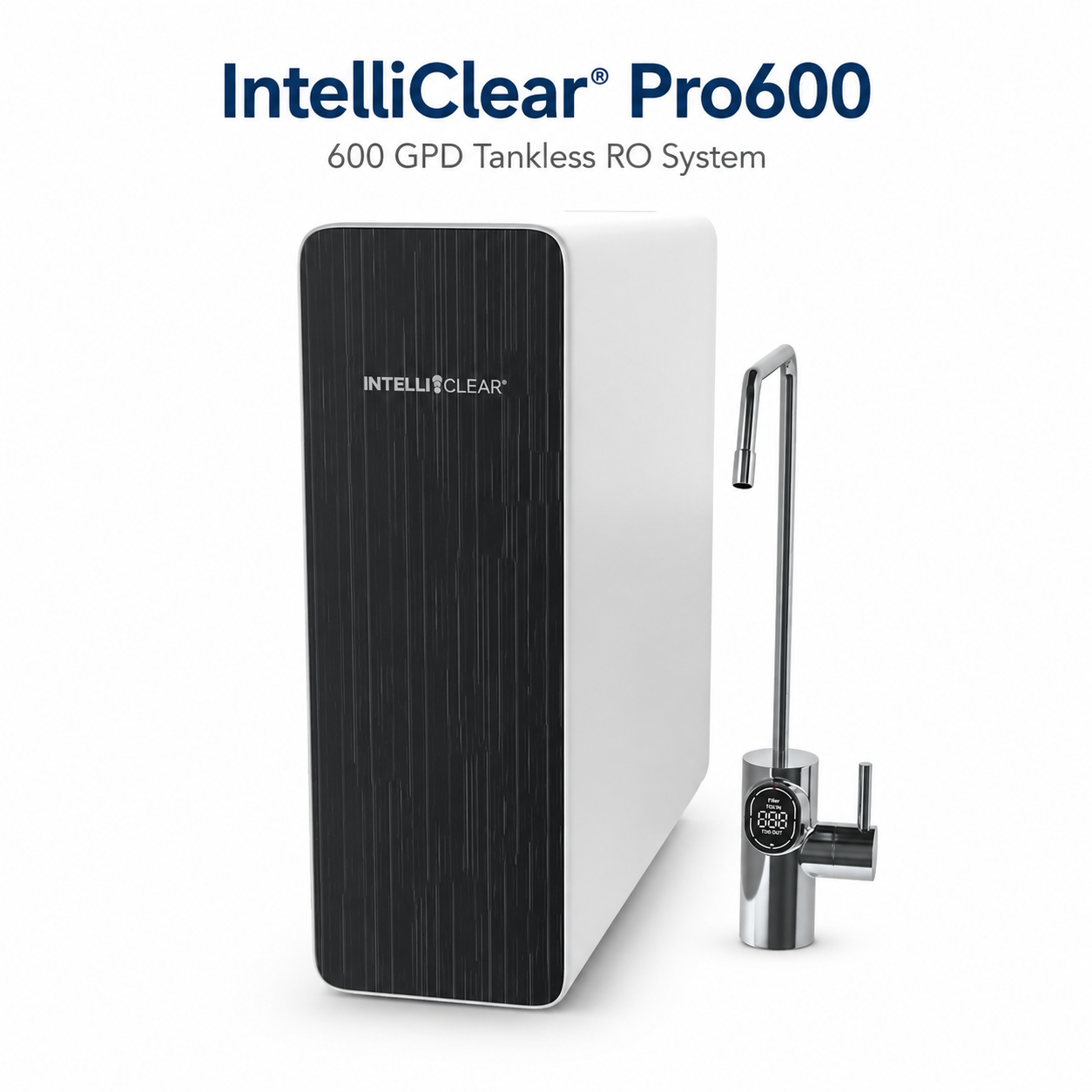 IntelliClear® Pro600 – Tankless Reverse Osmosis System (600 GPD)
