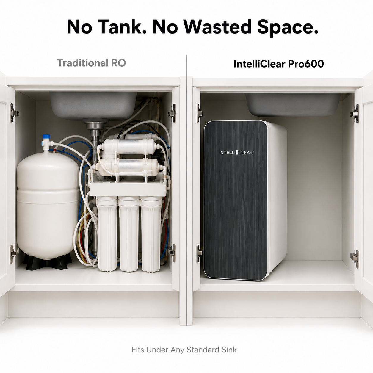IntelliClear® Pro600 – Tankless Reverse Osmosis System (600 GPD)