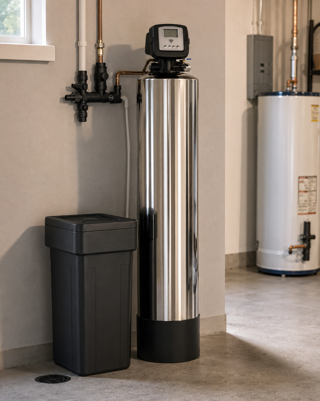Whole Home Water Softener System + Professional Installation