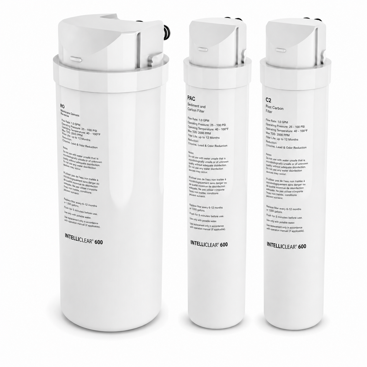 IntelliClear 600RO – Replacement Filters